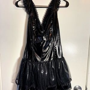 Y2K Era Lip Service Goth Dress